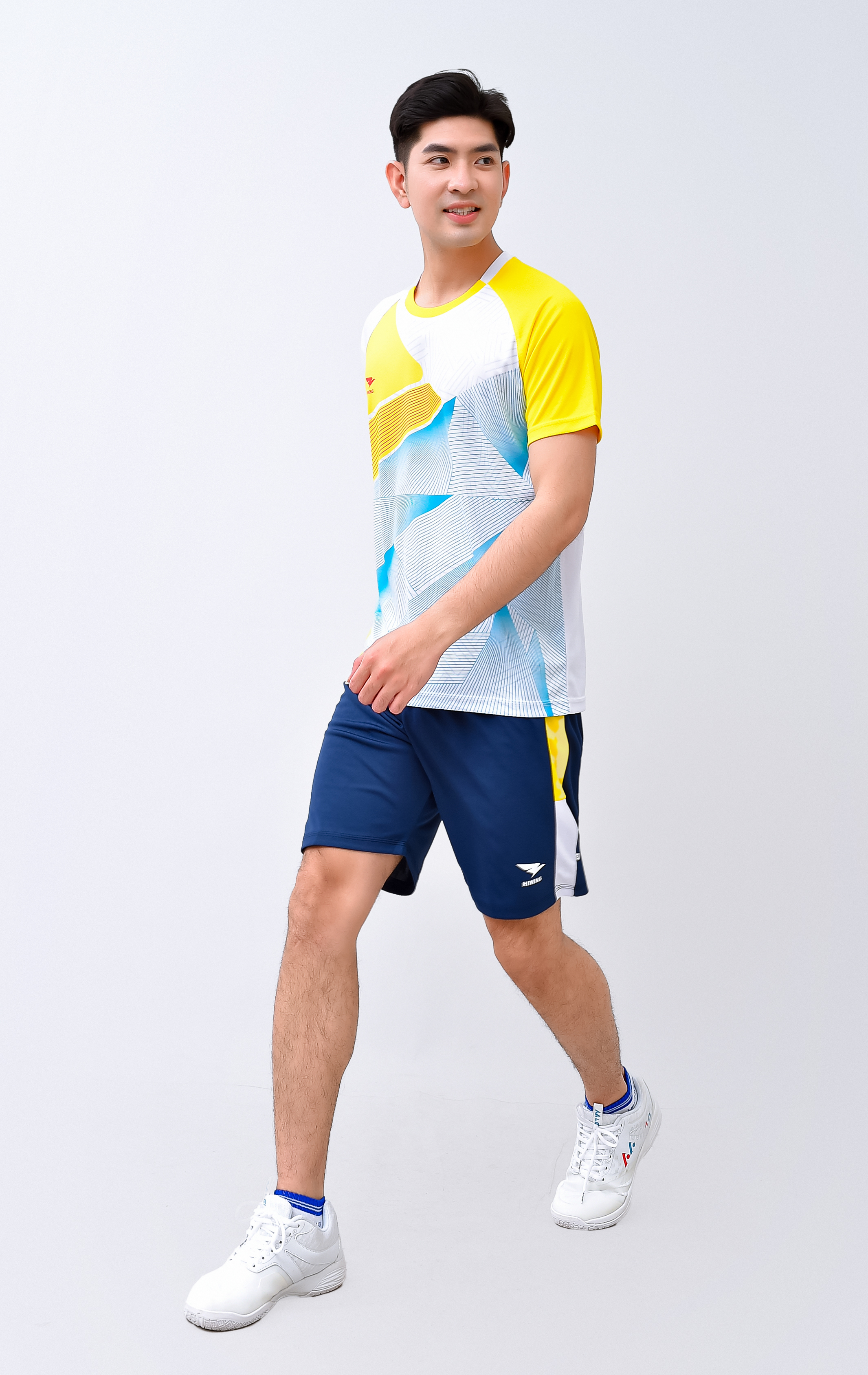 Áo bóng chuyền Nam Hiwing H12 màu Trắng